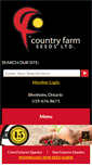 Mobile Screenshot of countryfarmseeds.com